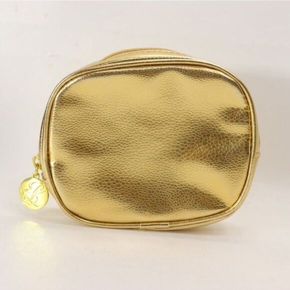 Shine Bright with Every Touch-Up Limited Edition Estée Lauder Gold Glam Bag New - Picture 2 of 11